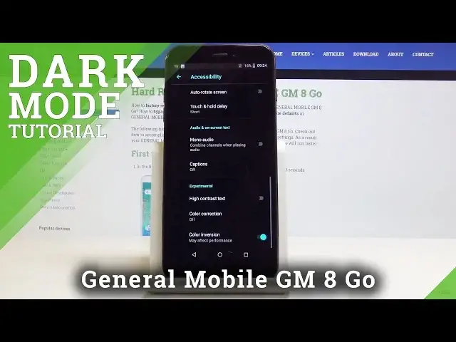 Video thumbnail for How to Invert Colors in GENERAL MOBILE GM 8 Go - Dark Mode