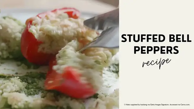 Video thumbnail for Stuffed Bell Peppers
