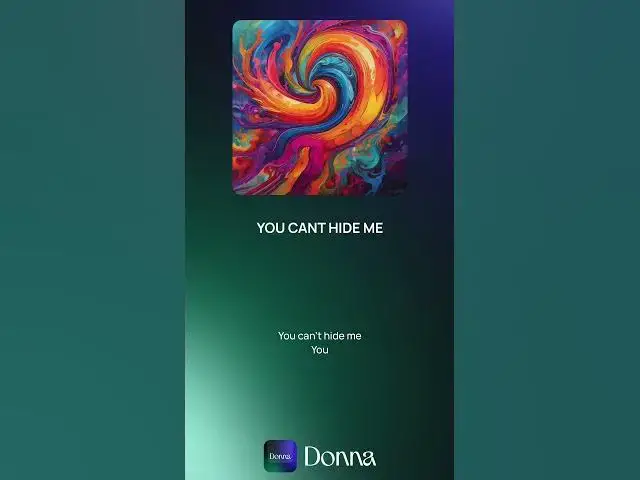 'Video thumbnail for YOU CAN’T HIDE ME (Free song)'