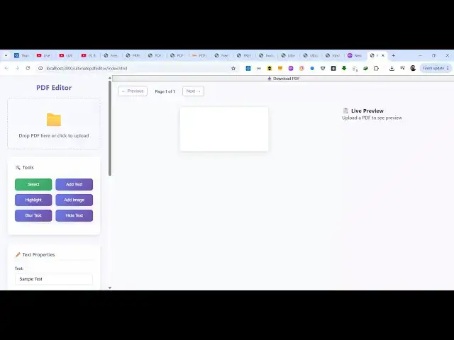 Video thumbnail for Build a Canva PDF Editor to Annotate & Edit PDF in Browser Using PDF-LIB in HTML & Javascript