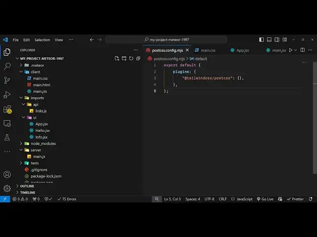 Video thumbnail for How to Setup Tailwind CSS 4 in Meteor Project in Visual Studio Code For Beginners