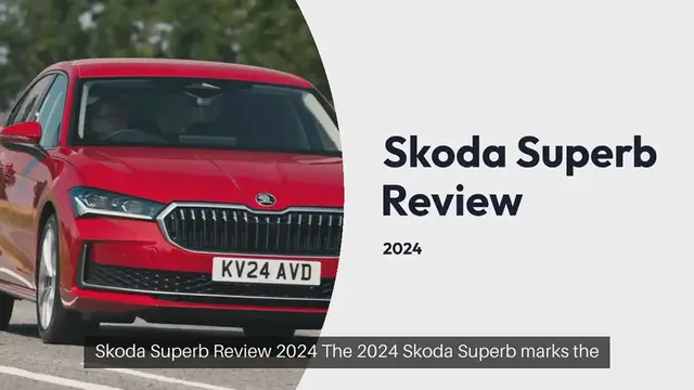 Video thumbnail for Skoda Superb review