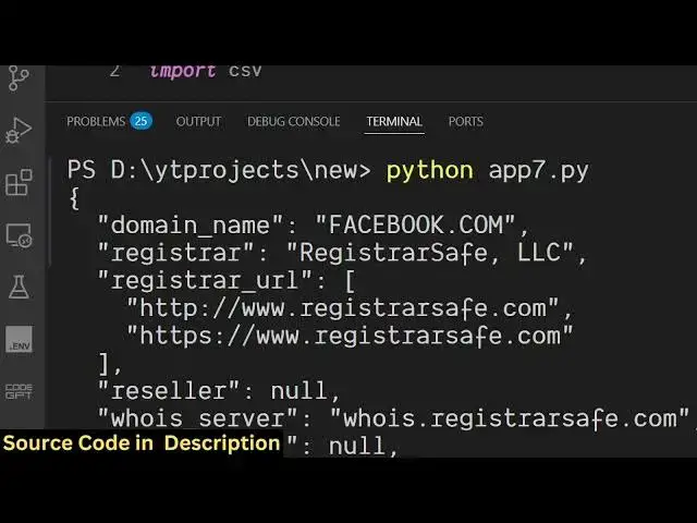 Video thumbnail for Python 3 python-whois Library to Get WHOIS Info of Domain Name in Terminal