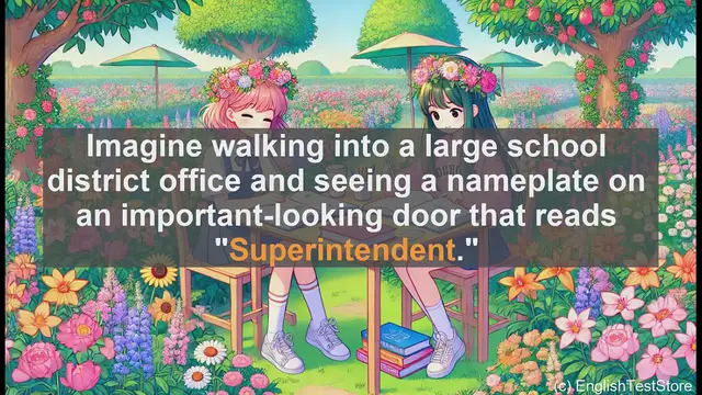 Video thumbnail for 5000 Must Know SAT Vocabulary - What is a Superintendent? SAT Vocabulary Explained