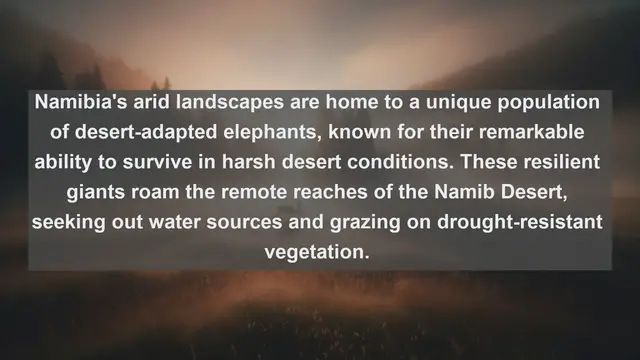 Video thumbnail for Discovering Namibia's Wildlife: Top 10 Native Animals in the Land of Endless Horizons