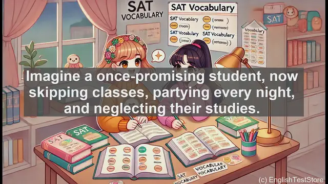Video thumbnail for 5000 Must Know SAT Vocabulary - What Does 'Dissolute' Mean? SAT Vocabulary Explained