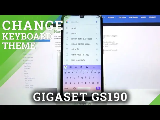 Video thumbnail for Change Keyboard Style / Use Keyboard Theme List - GIGASET GS190