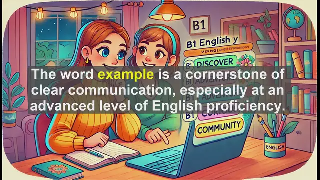 Video thumbnail for 2500 Must Know CEFR B1 Vocabulary - Understanding the Word 'Example': Enhancing Advanced English Communication