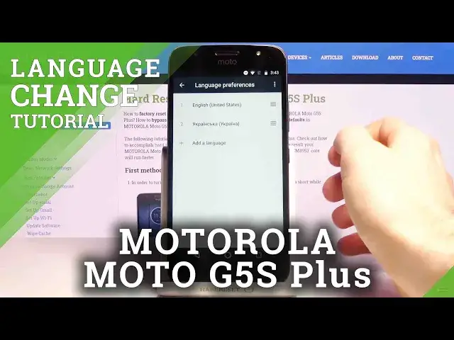 'Video thumbnail for How to Change Language in MOTOROLA Moto G5S Plus – Change Device Language'