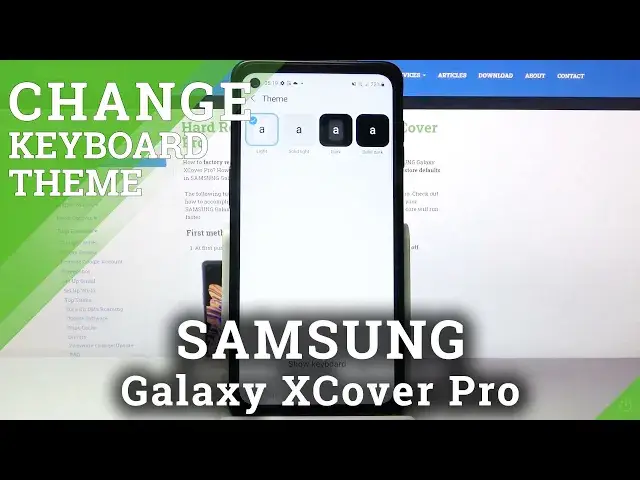 Video thumbnail for How to Change Keyboard Theme on SAMSUNG Galaxy XCover Pro – Set Up Keyboard Theme