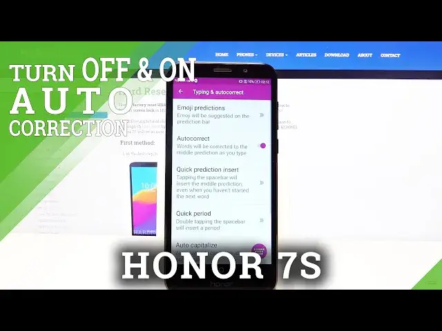 'Video thumbnail for How to Enter Text Correction Options in Honor 7S?'
