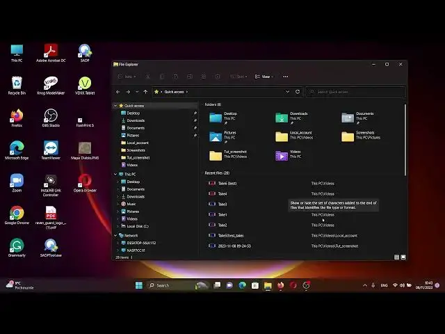 Video thumbnail for How to Show File Extensions on Windows 11 - How to access File Explorer on Windows!