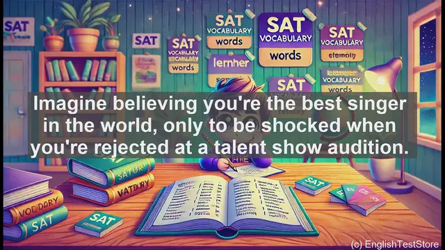 Video thumbnail for 5000 Must Know SAT Vocabulary - SAT Vocabulary: Understanding 'Delude' and Its Importance