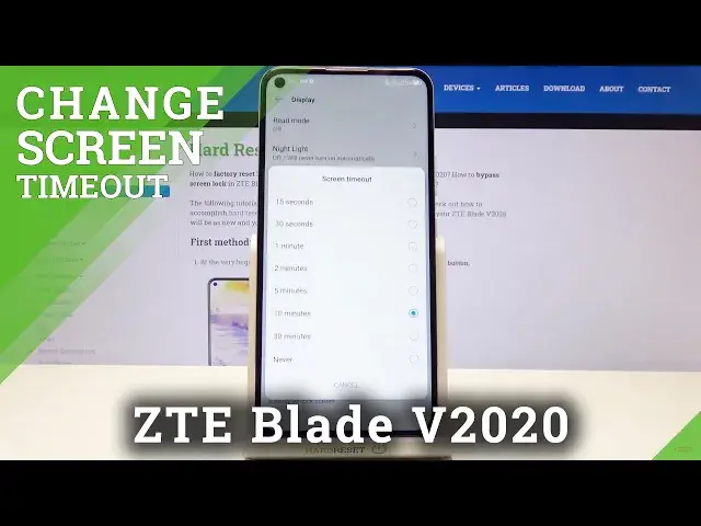 'Video thumbnail for How to Set Screen Timeout in ZTE Blade v2020 – Find Screen Blackout Options'