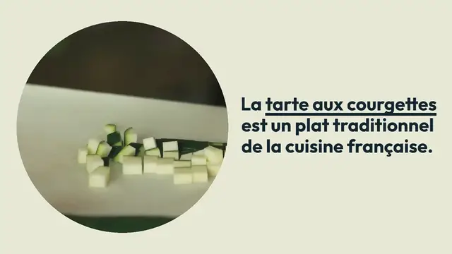 Video thumbnail for TARTE AUX COURGETTES : UNE RECETTE FACILE ET SAVOUREUSE !