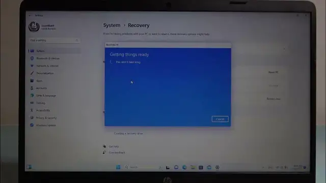 Video thumbnail for How To Factory Reset HP 250 G8