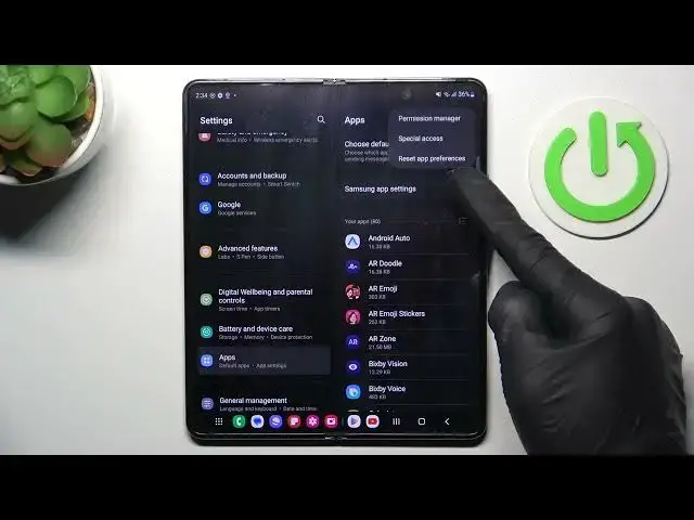 Video thumbnail for How to Reset App Preferences on Samsung Galaxy Z Fold5?