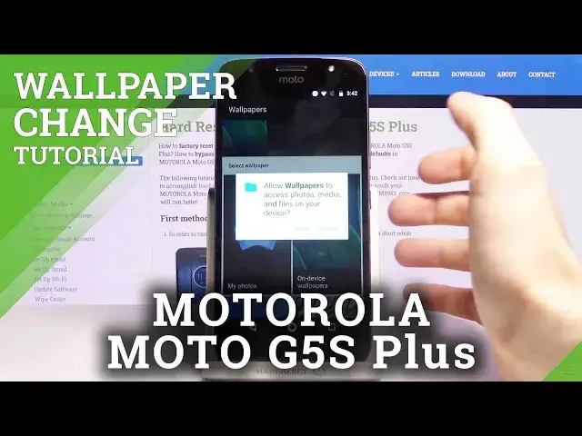 'Video thumbnail for How to Change Wallpaper on MOTOROLA Moto G5S Plus – Refresh Display'