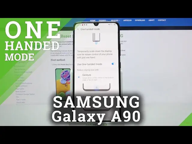 'Video thumbnail for Enable One-Handed Function – One Hand Mode on SAMSUNG Galaxy A90'