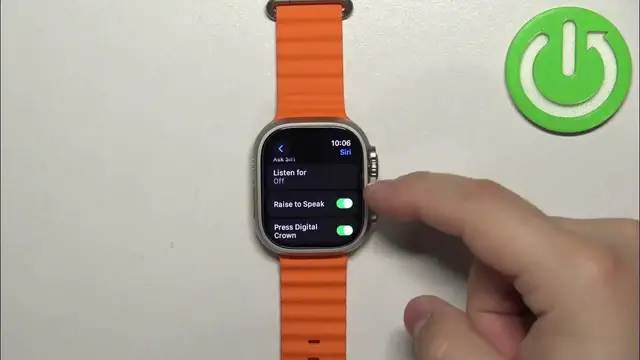 Video thumbnail for How to Turn Off Siri on APPLE Watch Ultra 2