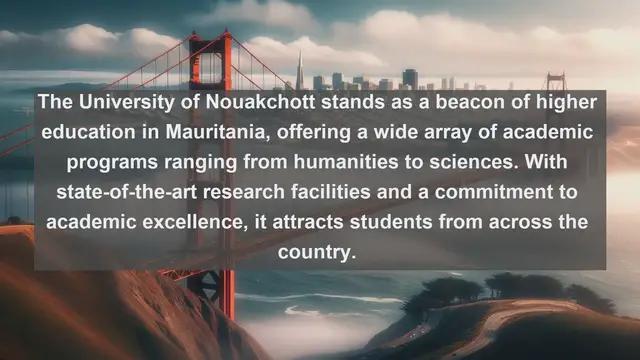 Video thumbnail for Explore Academic Excellence: Top 10 Favorite Universities in Mauritania