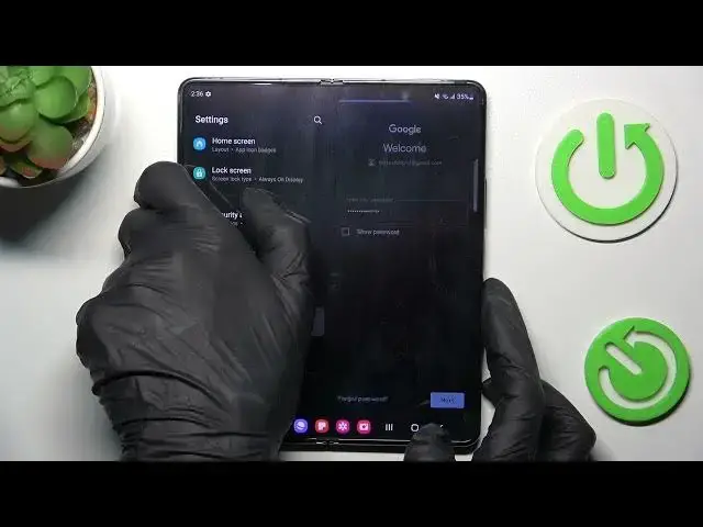 Video thumbnail for How to Sign Into Google Account on a SAMSUNG Galaxy Z Fold5