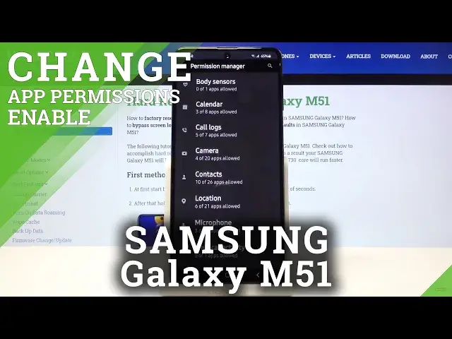 Video thumbnail for How to Open Apps Permissions on SAMSUNG Galaxy M51 – Control Apps