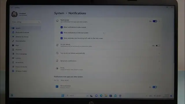 Video thumbnail for How To Enable & Disable Windows Notifications On HP 250 G8