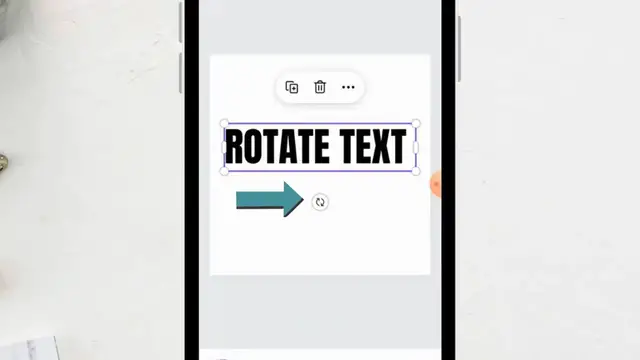 Video thumbnail for How To Rotate Text In Canva Mobile _ Flip TEXT