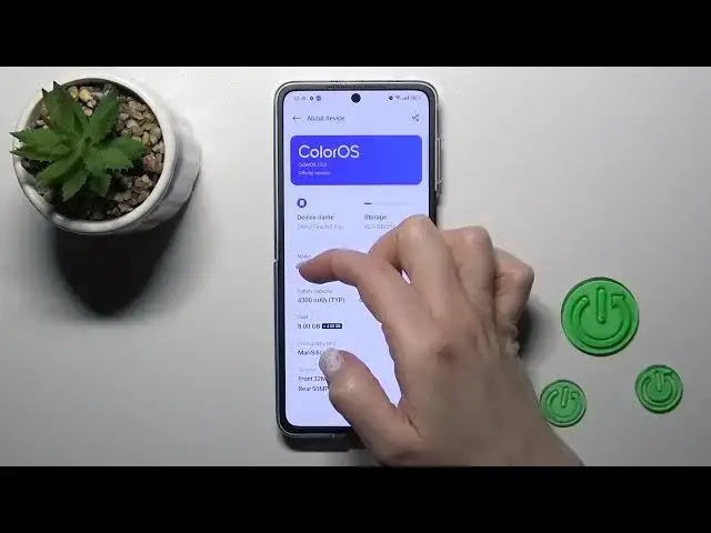 'Video thumbnail for How to Check the Device Model on a OPPO Find N2 Flip - Find and See the Phone Model'