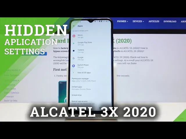 'Video thumbnail for ALCATEL 3X 2020 Apps Settings - Reset App Preferences'