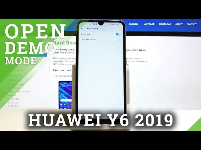 'Video thumbnail for How to Enable Demo Mode on Huawei Y6 (2019) - Turn On/Off Demonstration Mode'