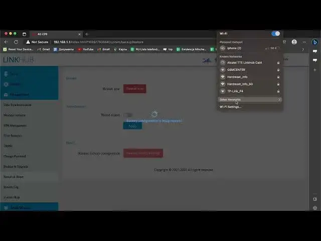 Video thumbnail for How To Factory Reset Alcatel LinkHub LTE Cat 4