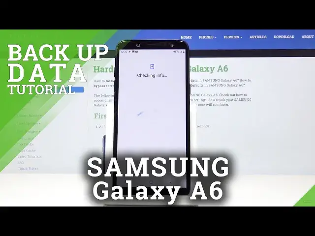 'Video thumbnail for How to Turn On Google Backup on SAMSUNG Galaxy A6 - Enable Auto Backup / Add Backup Account'