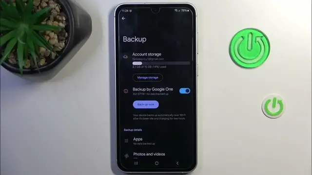 Video thumbnail for How to Back Up Files & Data to Google One Drive on SAMSUNG Galaxy S23 FE