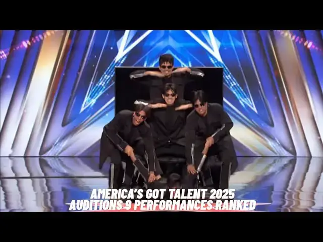'Video thumbnail for America's Got Talent 2025 Auditions 9 Performances Ranked'