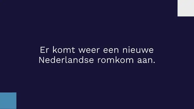 Video thumbnail for Bed & Breakfast – een nieuwe Nederlandse romcom