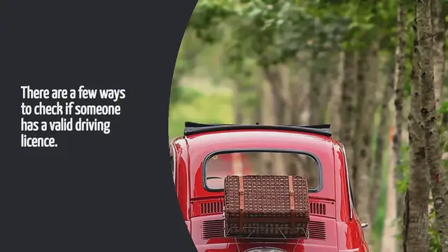 Video thumbnail for How To Check If Someone Has A Driving Licence