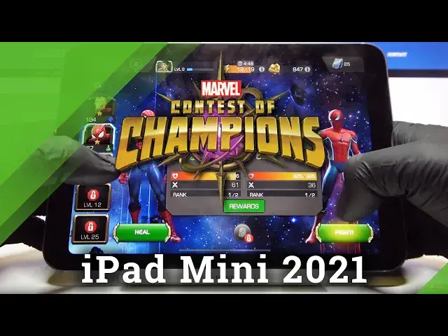 'Video thumbnail for Marvel Contest of Champions gameplay on iPad Mini 2021 - Performance Checkup & Game Settings'