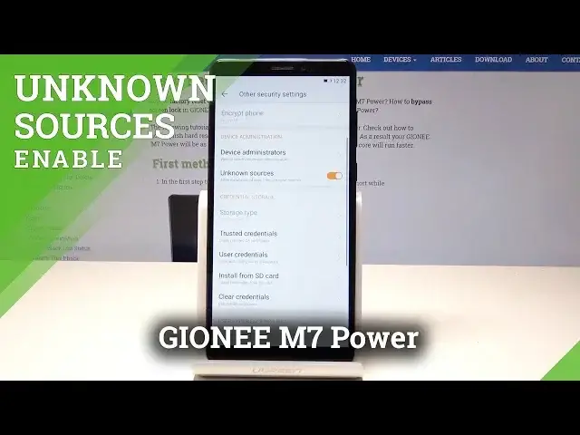 'Video thumbnail for How to Unknown Sources in GIONEE M7 Power - Allow App Installation'
