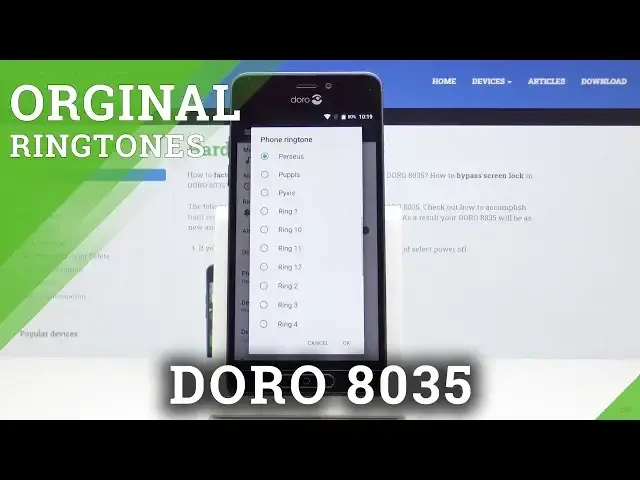 Video thumbnail for How to Change Ringtones in DORO 8035 – Ringtone List