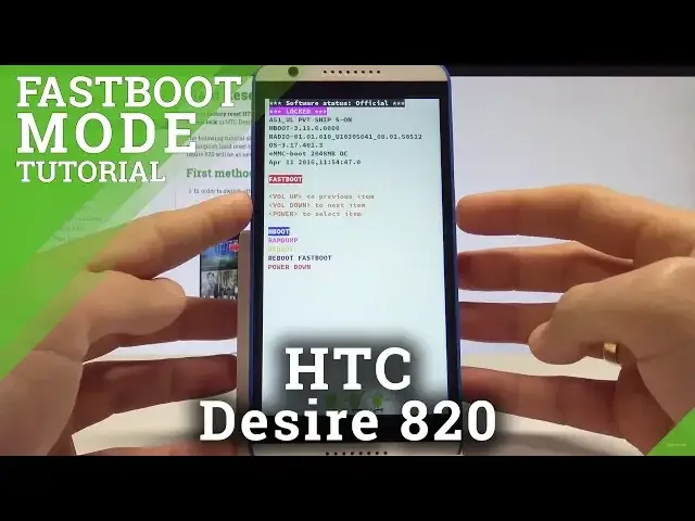'Video thumbnail for How to Enter Fastboot Mode in HTC Desire 820 - HTC Fastboot Instructions'