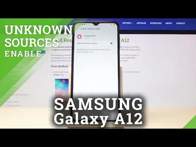 'Video thumbnail for How to Install Unknown Apps in SAMSUNG Galaxy A12 – Allow Unofficial Sources'