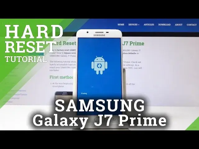 Video thumbnail for Factory Data Reset in SAMSUNG Galaxy J7 Prime - Bypass Screen Lock