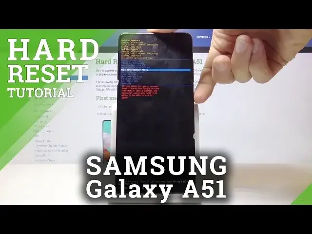 'Video thumbnail for How to Hard Reset SAMSUNG Galaxy A51 - Remove Screen Lock by Recovery Mode'