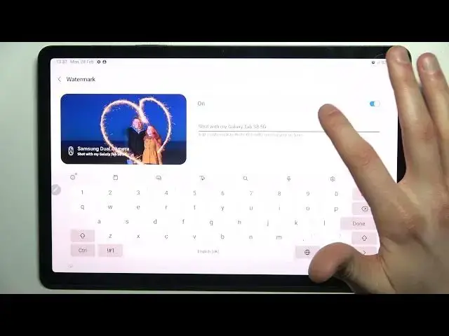 'Video thumbnail for How to Set Custom Watermark in SAMSUNG Galaxy Tab S8?'