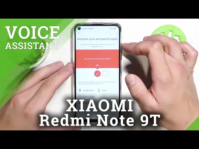'Video thumbnail for Google Assistant Settings on XIAOMI Redmi Note 9T – Change Voice of Assistant'