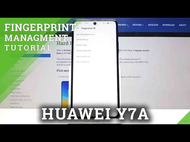 Video thumbnail for How to Set Up Fingerprint on HUAWEI Y7a – Fingerprint Lock