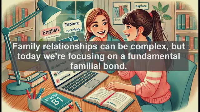 Video thumbnail for 2500 Must Know CEFR B1 Vocabulary - Understanding the Word 'Sister': Beyond Family Ties