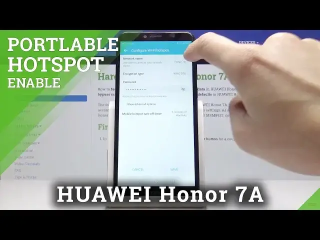'Video thumbnail for How to Activate Portable Hotspot in Huawei Honor 7A – Network Sharing'
